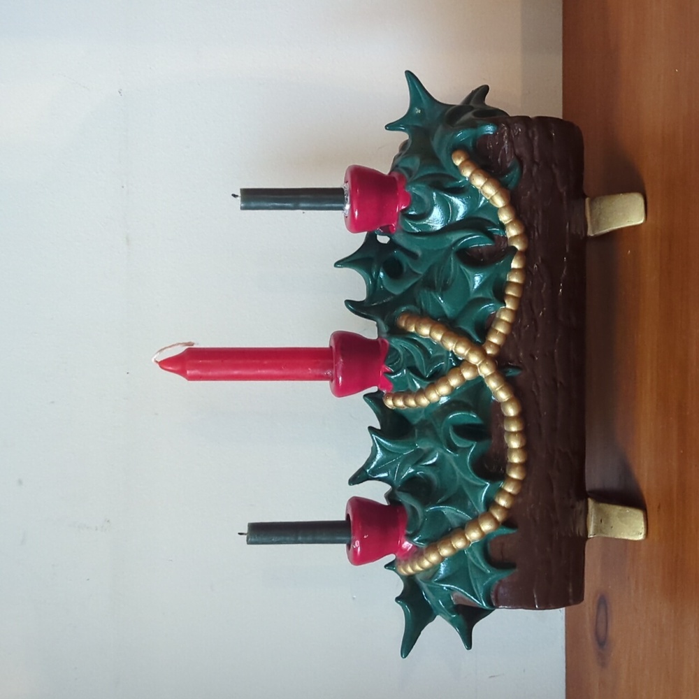 Yueltide Log Atlantic Mold Candle Holder